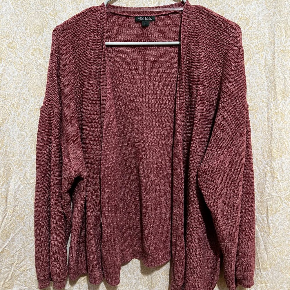 Women's pink cardigan